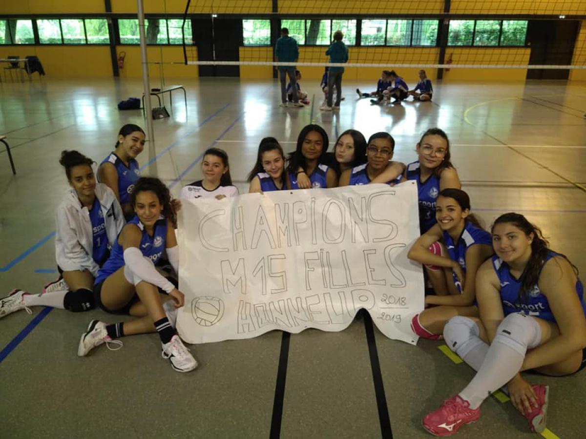 M15F2: Championnes Honneur Grand Est 2018/2019